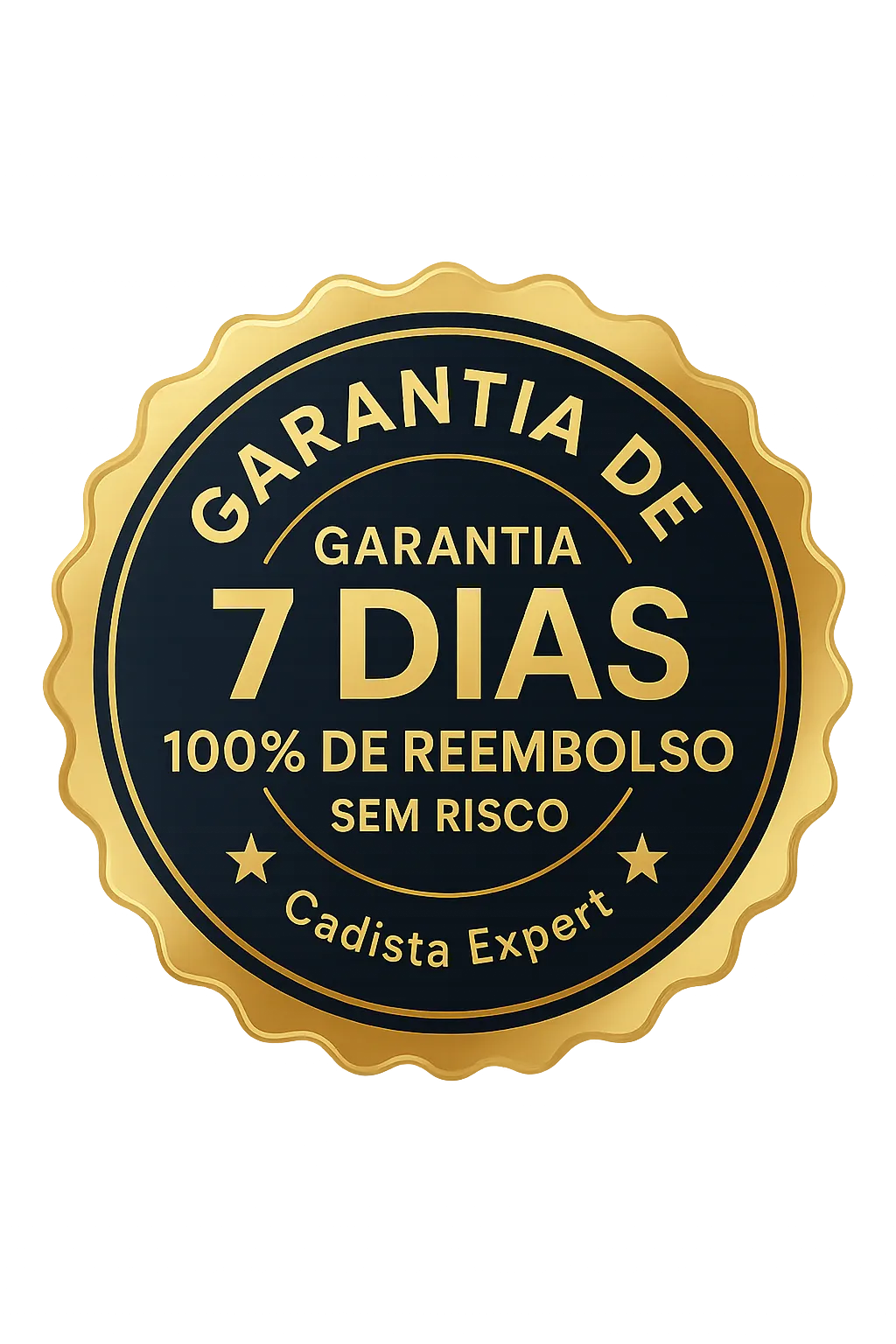 Selo de garantia de 7 dias