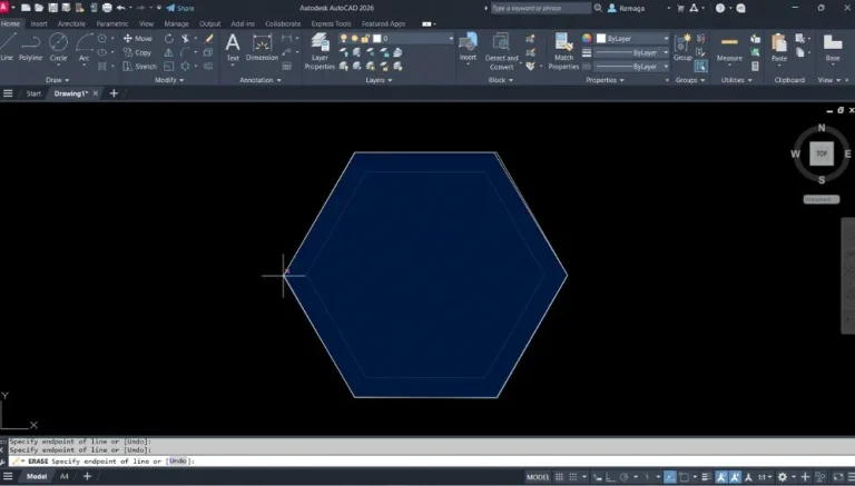 Seleção por Polígonos no AutoCAD: WP janela da esquerda para direita