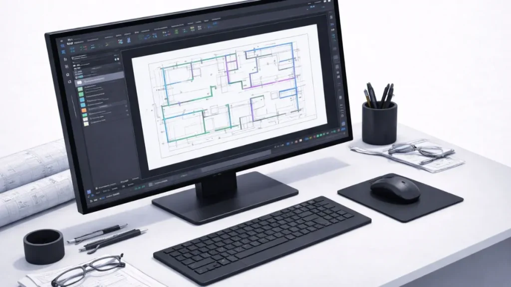 digitalização de desenho técnico em papel para pdf, preparando arquivo para edição no autocad