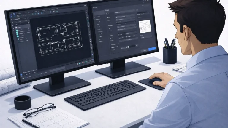 exportar autocad pdf passo a passo com operador configurando a função Plot no AutoCAD para gerar PDF, ajustando tamanho de papel, escala, layout e pré-visualização em estação CAD