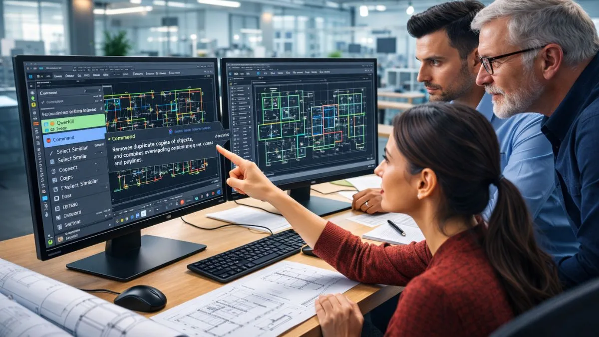 comandos do AutoCAD especiais pouco conhecidos, mas muito úteis aplicados por profissionais para otimizar desenhos, eliminar erros e acelerar tarefas avançadas em projetos técnicos