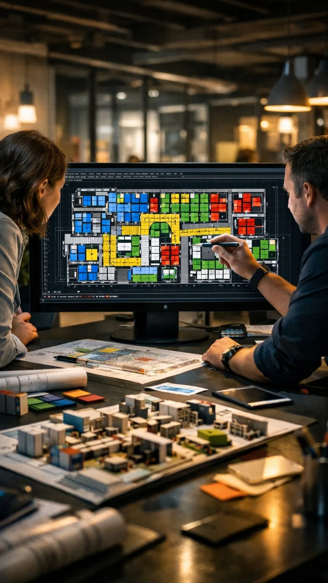 Conforto visual no AutoCAD: esquema de cores no AutoCAD aplicado em ambiente profissional de projeto com análise técnica em telas