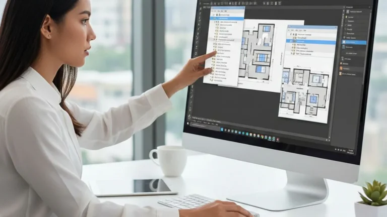 Trabalhar com Vários Arquivos no AutoCAD utilizando múltiplas janelas e painéis de navegação, permitindo visualizar, alternar e organizar diferentes desenhos de forma simultânea na interface.