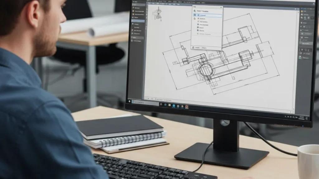 Salvar Arquivos no AutoCAD com atenção ao sobrescrever ou duplicar arquivos durante a edição de um desenho técnico no ambiente CAD.
