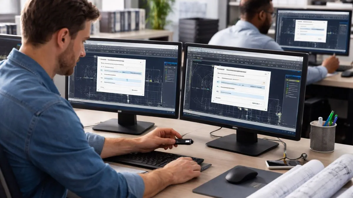 Exportação e importação de perfil de usuário do AutoCAD entre computadores usando arquivo de configuração.