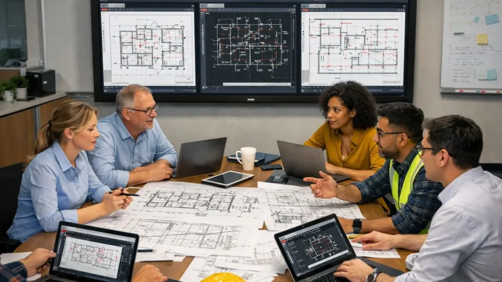 Perfil de usuário no AutoCAD aplicado ao fluxo de trabalho colaborativo em ambiente de projeto técnico.
