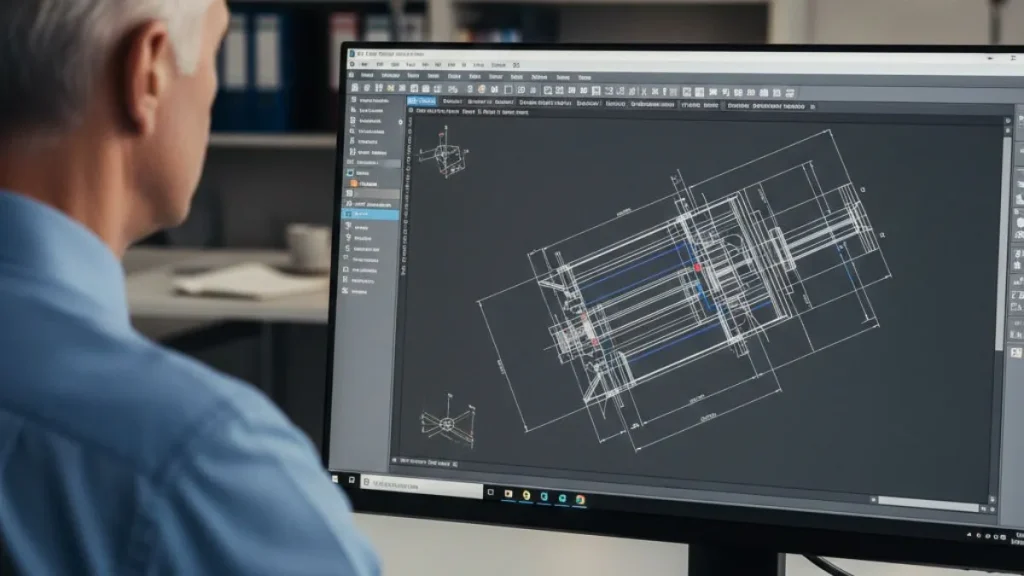 Trabalhar com Vários Arquivos no AutoCAD navegando entre desenhos abertos com eficiência, utilizando abas e recursos de visualização para alternar projetos técnicos de forma rápida e organizada.