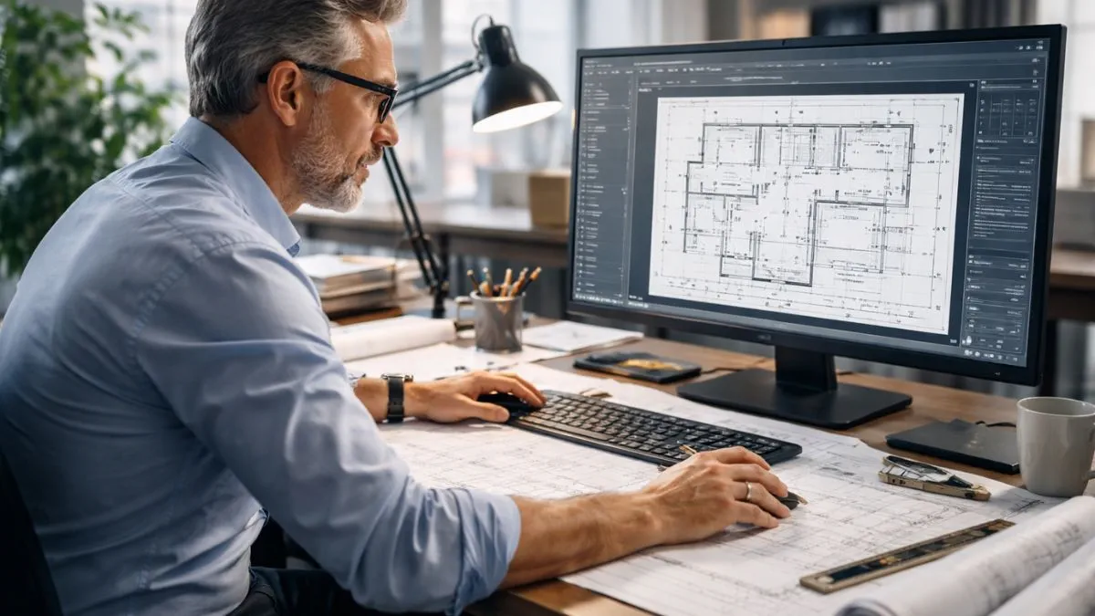 Salvar Projeto no AutoCAD com outro nome para preservar versões do desenho e evitar perda de informações durante o desenvolvimento.